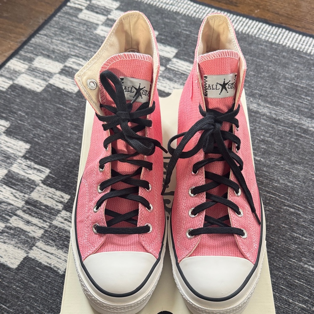 Converse Chuck Taylor 70 All Star Men’s Stussy Surfman Pink High-Tops